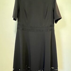 Calvin Klein Black Midi Dress